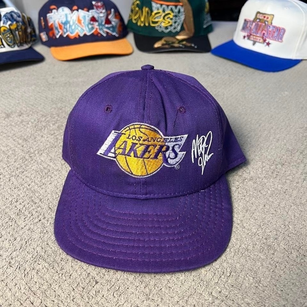 Vintage 1980s Los Angeles lakers magic Johnson hat‎
